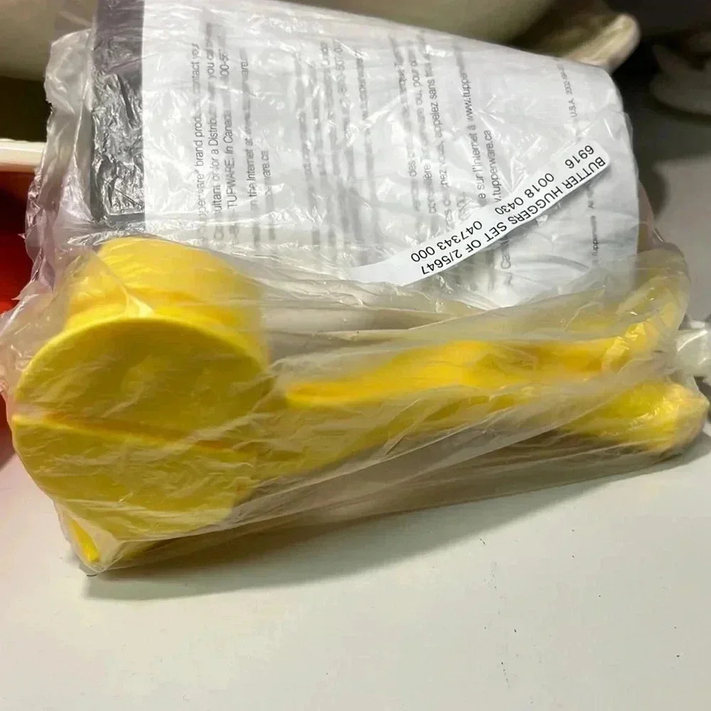 NEW RETIRED Tupperware Butter Hugger Set of 2